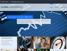 Tablet Screenshot of globalleadservice.com